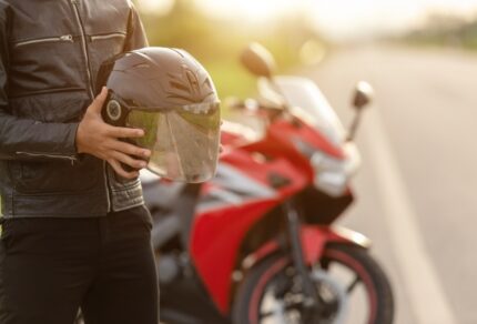 バイクのヘルメット